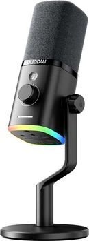 Микрофон Maono игровой беспроводной с шумоподавлением, встроенная звуковая карта