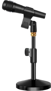 Стойка микрофонная NINTAUS HY-DS13S настольная для караоке и стриминга металлическая