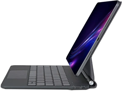 Чехол-клавиатура Seagtigau QWERTY с трекпадом и подсветкой для iPad Air 11" (M4/M3/M2) iPad Pro 11" (1-4 пок ) iPad Air 10.9" (4-5 пок ) черный магнитный