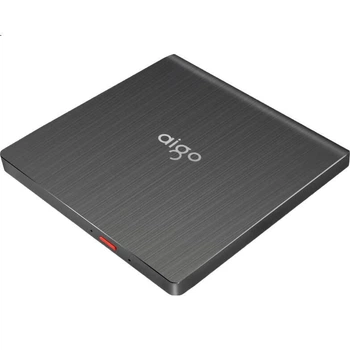 Внешний оптический привод Aigo 8x Speed USB, внешний DVD-рекордер, портативный оптический привод, внешний оптический привод, портативный внешний привод для ноутбука с функцией чтения и записи, черный G200