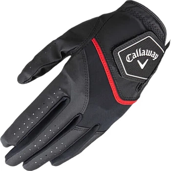 Рукавички для гольфу Callaway для чоловіків, WARBIRD, протиковзкі, комфортні, зносостійкі, поглинаючі піт, дихаючі, для лівої руки, новий стиль, чорно-червоні, 22