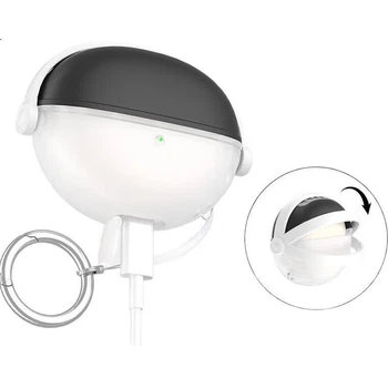 Поверьте мне, подходит для защитного чехла для наушников Huawei FreeClip, защитного чехла для Bluetooth-наушников, внешнего корпуса, прозрачного креативного мягкого чехла с зажимом для уха, защиты от падений, нового стиля, полупрозрачного розового цвета.