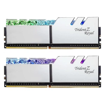 Оперативная память G.Skill 32 GB (2x16GB) DDR4 3200 MHz Trident Z Royal Silver (F4-3200C16D-32GTRS)