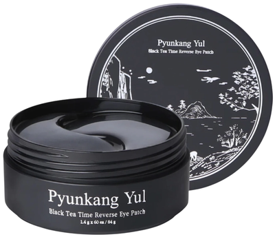 Hydrożelowe płatki pod oczy Pyunkang Yul Black Tea odmładzające 60 szt (8809486681657)