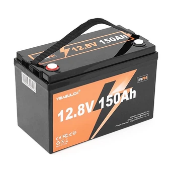 Аккумуляторная батарея YEAGULCH LiFePO4 12,8V 150Ah 1280Wh, BMS-100A, (325x165x215), M8, 10kg