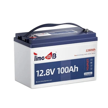 Аккумуляторная батарея LiFePO4 Timeusb YG45476 12.8V 100Ah Low-Temp, 1280Wh, BMS 100A, 260x168x210мм