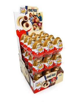 Набор шоколадных яиц Kinder Joy Киндер Джой One Piece Funko Netflix Ван Пис 20 г x 36 шт - яйца-сюрпризы с игрушками (54186)