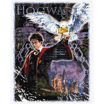 Картина по номерам Идейка Harry Potter Атмосфера магии 40х50 см на подрамнике с галерейной натяжкой для творчества и интерьера