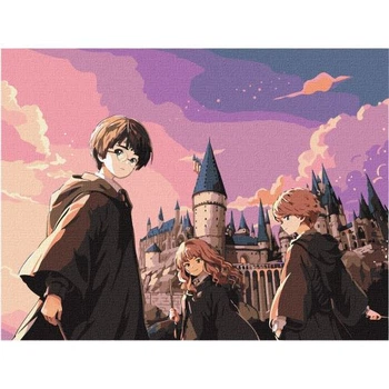 Картина по номерам WB "Harry Potter: Магическое трио" 30х40 см Комбинированный Разноцвет (303623)