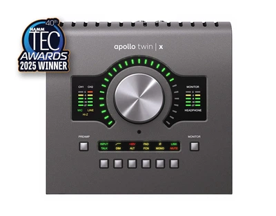 Аудіоінтерфейс UNIVERSAL AUDIO Apollo Twin X DUO USB Heritage Edition (Desktop/Win) (302490)