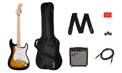 Гітарний набір з електрогітарою SQUIER SONIC STRATOCASTER PACK MN 2-COLOR SUNBURST (234231)