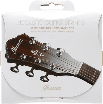 Струни для акустичних гітар IBANEZ IACS6C ACOUSTIC GUITAR STRING 12-53 (301879)