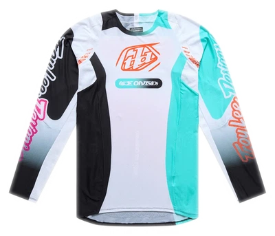 Мото джерсі TLD SE PRO JERSEY; SEVER [WHITE / TEAL] XXL (OBOD_301058006)