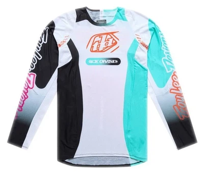 Мото джерсі TLD SE PRO JERSEY; SEVER [WHITE / TEAL] L (OBOD_301058004)