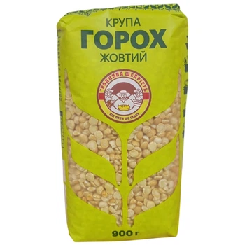 Крупа горох Родинна Щедрість жовтий 900 г