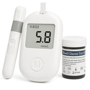 Глюкометр Glucose Meter GLM-76 с тест-полосками 50 шт – прибор для измерения сахара в крови