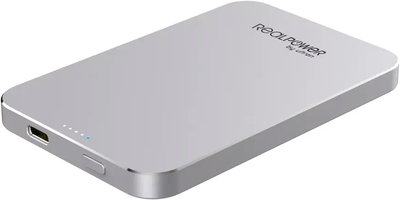 Powerbank RealPower PB-5000 MagSafe 5000 mAh Black (4040895010919)