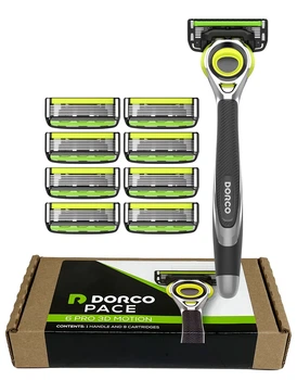 Станок для бритья Dorco Pace 6 Pro 3D Motion 9 сменных картриджей