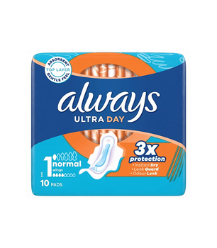 Жіночі гігієнічні прокладки Always Ultra Day normal ультратонкі, 10 штук 8700216861120