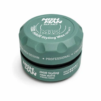 Матова паста для стилізації волосся з морською сіллю Nishman Hair Styling Matte Paste M12, 100 мл