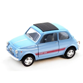 Машинка KINSMART Fiat 500 (блакитна) Kinsmart (122904)