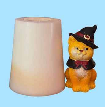 Силіконовий молд Кіт Helloween