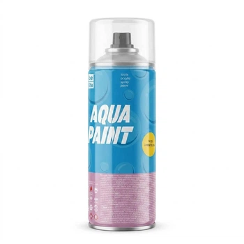 Аэрозольная краска на водной основе Belife Aqua Paint лимон шелковисто матовая (A25)