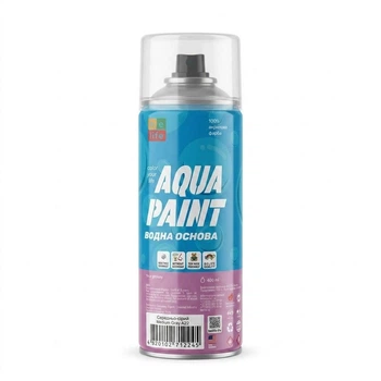 Аэрозольная краска на водной основе Belife Aqua Paint 400 мл шелковисто матовая (142 синяя)