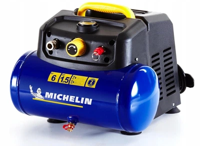 Компрессор безмасляный MICHELIN MBL6 6 л, 8 бар, 1.5 л.с., 160 л/мин, 230 В