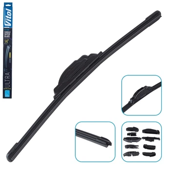 Щітка склоочисника безкаркасна Vitol ULTRA 14" - 350 мм 9 адаптерів (VU-14350)