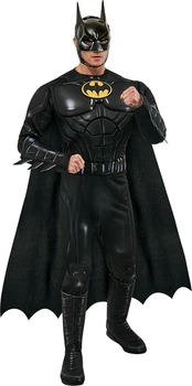 Карнавальный костюм Rubies Batman Deluxe Costume (The Flash Movie) Бэтмен мужской размер M черный комбинезон с аксессуарами