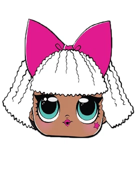 Маска LOL Surprise Diva білий рожевий