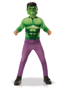 Карнавальный костюм Hulk для мальчиков зелёный, размер 7–8 лет (122–128 см)