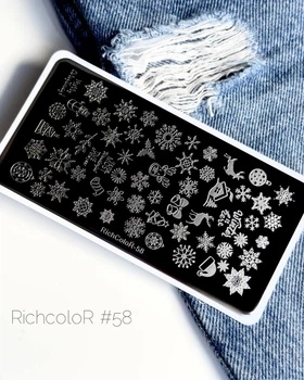 RICHCOLOR Пластина для стемпінгу - 058