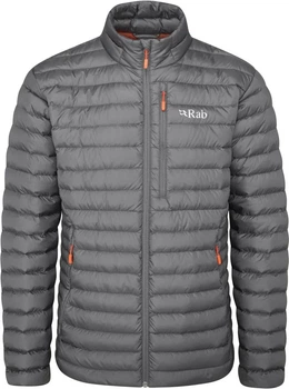 Чоловічий легкий пуховик Rab Microlight Jacket, Graphene (M)