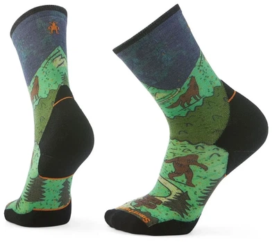 Шкарпетки чоловічі Smartwool Trail Run Targeted Cushion Neature Print Crew, Twilight Blue (42-45)