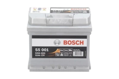 Автомобильный аккумулятор BOSCH 52Ah/520A/P+ S5 S5 001 (BS 0092S50010)