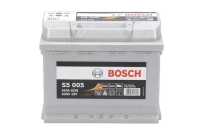 Автомобильный аккумулятор BOSCH 63Ah/610A/P+ S5 S5 005 (BS 0092S50050)