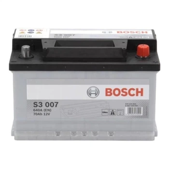 Автомобильный аккумулятор BOSCH 70Ah/640A/P+ S3 S3 007 (BS 0092S30070)