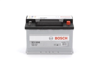 Автомобильный аккумулятор BOSCH 70Ah/640A/P+ S3 S3 008 (BS 0092S30080)