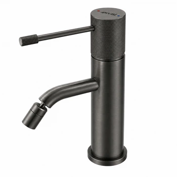 Смеситель для биде VBI Milano Uno graphite VBI-050104GR-H01GR
