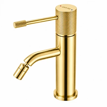 Смеситель для биде VBI Milano Uno gold VBI-050104GL-H01GL