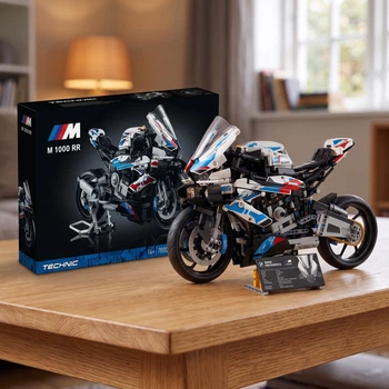 Конструктор Technic BMW M 1000 RR, Мотоцикл БМВ, 1921 деталь