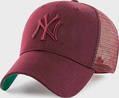 Кепка-тракер NEW YORK YANKEES BRANSON бордова бавовняна One Size