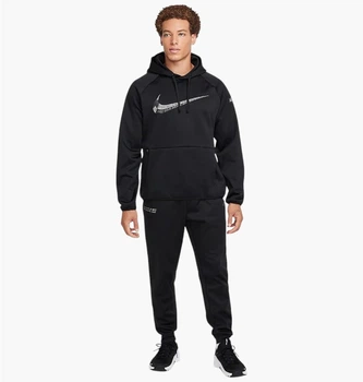 Спортивный костюм мужской Nike Club Fleece Brushed-Back Black L Черный FZ1060-010__FZ1062-010