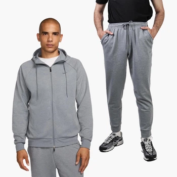 Спортивный костюм мужской Nike M Nk Df Uv Primary Fz Hoodie + M Nk Df Uv Primary Jogger Pant FZ0967-065&FZ0975-065 S Серый (7147678637263)