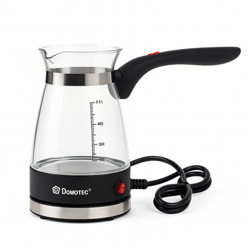 Кофеварка электрическая турка 0.5л 600Вт нержавеющая сталь Domotec R-128
