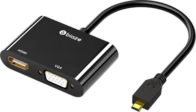 Разветвитель видеосигнала BIAZE HGK4 MicroHDMI на VGA/HDMI