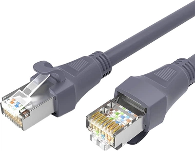 Патч-корд CHOSEAL CT600A Cat 6 экранированный 8-жильный 15 м Серый (CT600AT15)
