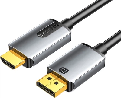 Адаптер SAMZHE LDH20 DisplayPort - HDMI DisplayPort 1.2 4K 2 м Gold